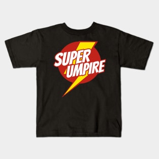 Super Umpire - Funny Referee Superhero - Lightning Edition Kids T-Shirt